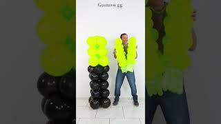 DIY Halloween ideas 😍 balloon decoration ideas 🤩 Frankenstein cartoon shorts [upl. by Morrell]