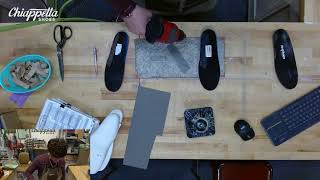 Chiappetta Shoes Workshop Live  Orthotic Modifications and Adjustments  CobblerLife [upl. by Netsrik63]