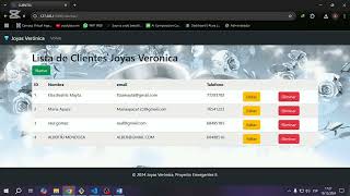 SISTEMA WEB DE GESTION PARA JOYERIA quotJOYAS VERONICAquot [upl. by Courtney]