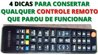 👉 controle remoto parou de funcionar Siga essas 4 DICAS para consertar e veja como testar ele [upl. by Philander]