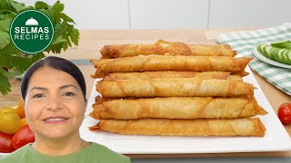 Börek Rezept  Sigara Börek  Fingerfood 🔝😋✅ [upl. by Giffy]