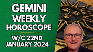 Gemini Horoscope Weekly Astrology from 22nd January 2024 [upl. by Grefer922]