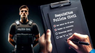 Quer virar POLICIAL CIVIL Esses são os REQUISITOS [upl. by Rairb892]