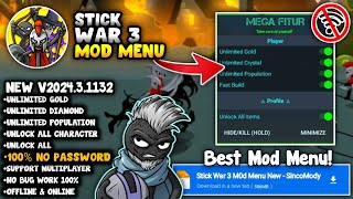 NEW  Stick War 3 Mod Menu Apk V202431132 Terbaru 2024  Stick War Mod Menu  No Password [upl. by Yeldar]