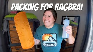 PACKING for RAGBRAI in Under 10 Minutes RAGBRAI 2022 [upl. by Elletnohs]