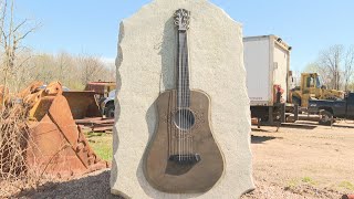 Giant guitar tribute to Taylor Swift finds fame in Westerly parking lot after a decade [upl. by Wassyngton672]