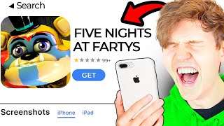 DO NOT DOWNLOAD These FIVE NIGHTS AT FREDDYS SECURITY BREACH App Games CRAZIEST GAMES EVER [upl. by Johannessen510]