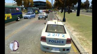 GTA 4EFLC  NYPD traffic stop end in chase [upl. by Mavis]