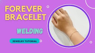 2 How To Weld A Permanent Bracelet  Free Permanent Jewelry Training [upl. by Dinin]