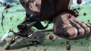 Levi vs Beast Titan  Attack on Titan Season 3  with Attack on Titan OST [upl. by Carlin90]