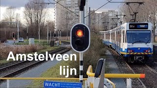 Amstelveenlijn  Sneltram Amsterdam  Light rail  Stadtbahn  GVB Metro 51 en tram 5  Afscheid [upl. by Nymrak]