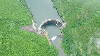 Calderwood Dam  US 129 Dragon  Landing with DJI Mini 2 [upl. by Naget]