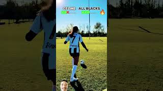 Football vs Rugby 🔥🔥shorts youtubeshorts football rugby challenge [upl. by Tolley188]