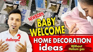 baby welcome home decoration Ideas I explained by partyideaaz [upl. by Manchester]