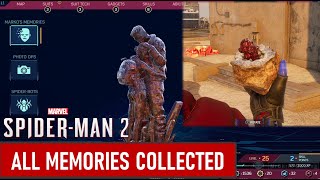 What happen when you collect all Sandman Crystal Markos Memories  Marvels Spiderman 2 PS5 [upl. by Antsirhc]