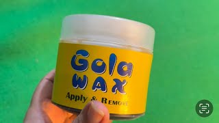 How to use Gola wax  finger wax Hair wax [upl. by Ahsahtan20]