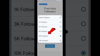 10K free FOLLOWERS on INSTAGRAM  Instagram followers kaise badhaye 2025 instagramfollowers [upl. by Erkan724]