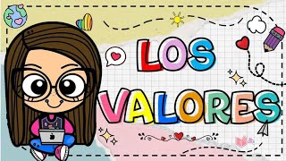 💥Los valores 💥 para niños ✨ profes docentes escuela lamaestra recursoseducativos [upl. by Tay]