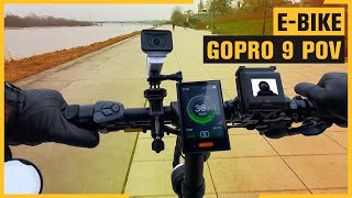 Folding E Bike 20inch Ride  GoPro Hero 9 POV [upl. by Scholem]