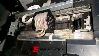 how to change epson l210 ink pipe with full video of how to open epson l210 [upl. by Wanyen]