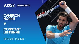 Cameron Norrie v Constant Lestienne Highlights  Australian Open 2023 Second Round [upl. by Atires523]