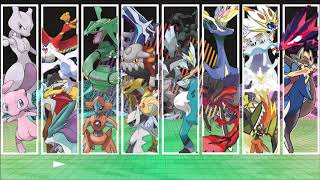 Pokemon  All Legendary Battle Themes Generations 1  8 [upl. by Elah]