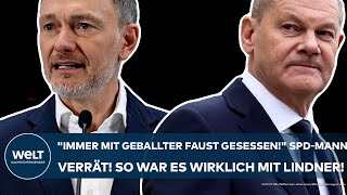 AMPELAUS quotImmer mit geballter Faust gesessenquot SPDLindh verrät So war es wirklich mit Lindner [upl. by Akemehs]