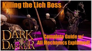 Spectral Knight All Attacks and Abilities Boss Guide  Dark and Darker [upl. by Doomham]