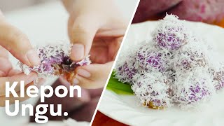 RESEP KLEPON UBI UNGU PARA ARMY BTS WARNA UNGU UHUY [upl. by Yael]