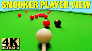 How To Play Snooker Player View  Headcam POV GoPro [upl. by Loraine]