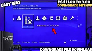 Downgrade PS4 1100 to 900 How to reverting PS4 to 900 [upl. by Trevorr885]