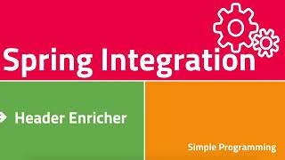 Spring Integration with spring bootHeader Enricher [upl. by Kciv]