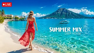 Deep Mood Radio • 247 Live Radio  Best Relax House Chillout Study Running Gym Happy Music [upl. by Anilah]