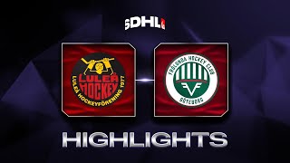 Luleå HockeyMSSK vs Frölunda HC  Game Highlights [upl. by Uzia]