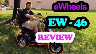 💥E Wheels EW 46 Scooter Review Video [upl. by Ylime]