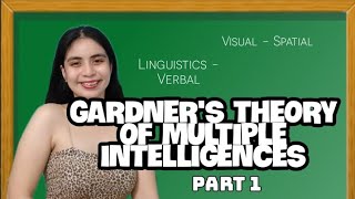 GARDNERS THEORY OF MULTIPLE INTELLIGENCES 2022  Tagalog [upl. by Collyer]