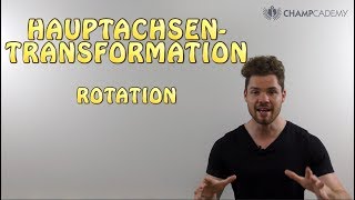 Hauptachsentransformation 23 Rotation Drehung [upl. by Bryon212]