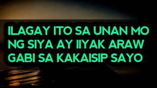 SIYA AY IIYAK SA KAKAISIP SAYO ILAGAY ITO SA UNAN MO [upl. by Gearalt]