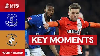 Everton v Luton Town  Key Moments  Fourth Round  Emirates FA Cup 202324 [upl. by Llij224]