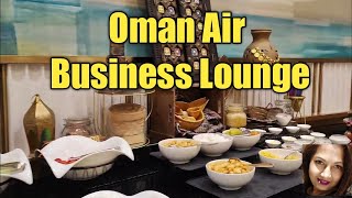 Oman Air First Class and Business Class Lounge  Muscat Airport [upl. by Hittel]