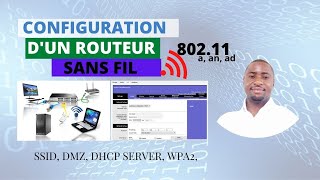 17 TUTO CONFIGURATION DUN POINT DACCES SANS FIL [upl. by Aneeled]