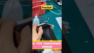 How to wind transformer ytshorrs iti electrician practical experiment [upl. by Aenet]