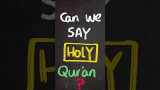 Can we say the HOLY Quran arabic101 quran learnquran tajweed [upl. by Akenehs]