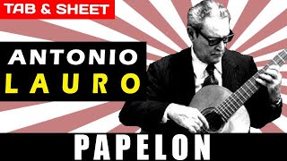 TABSheet Papelon by Antonio Lauro PDF  Guitar Pro  MIDI [upl. by Alene]