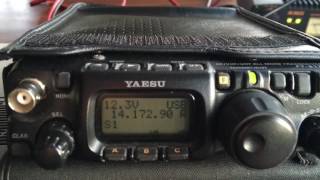 YAESU FT817ND VS TEN TEC EAGLE [upl. by Ruford]