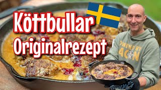 Köttbullar  schwedisches Originalrezept  Westmünsterland BBQ [upl. by Ettedualc]