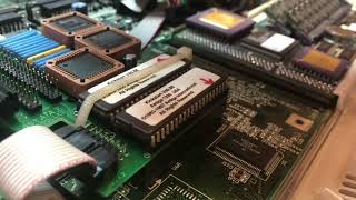 Amiga 1200 Fast ATA install [upl. by Ordep]