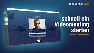 einfach schnell ein Videomeeting starten  STARFACE NEON Mini Tutorial 1 [upl. by Chon]