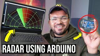 How to Make Radar Using Arduino Uno amp Ultrasonic Sensor [upl. by Bysshe]