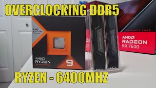 Overclocking DDR5 on AM5 Ryzen [upl. by Rehtse]